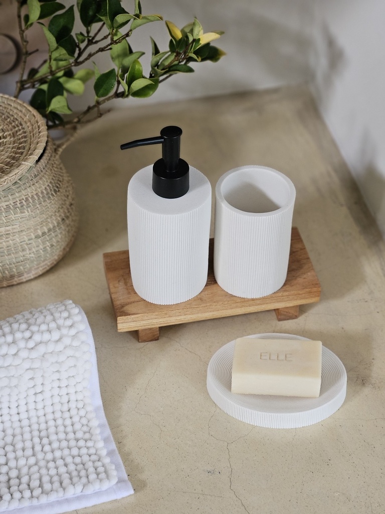[AAE825] DISPENSER MAREA RESINA 19 CM BLANCO - eCommerce 4