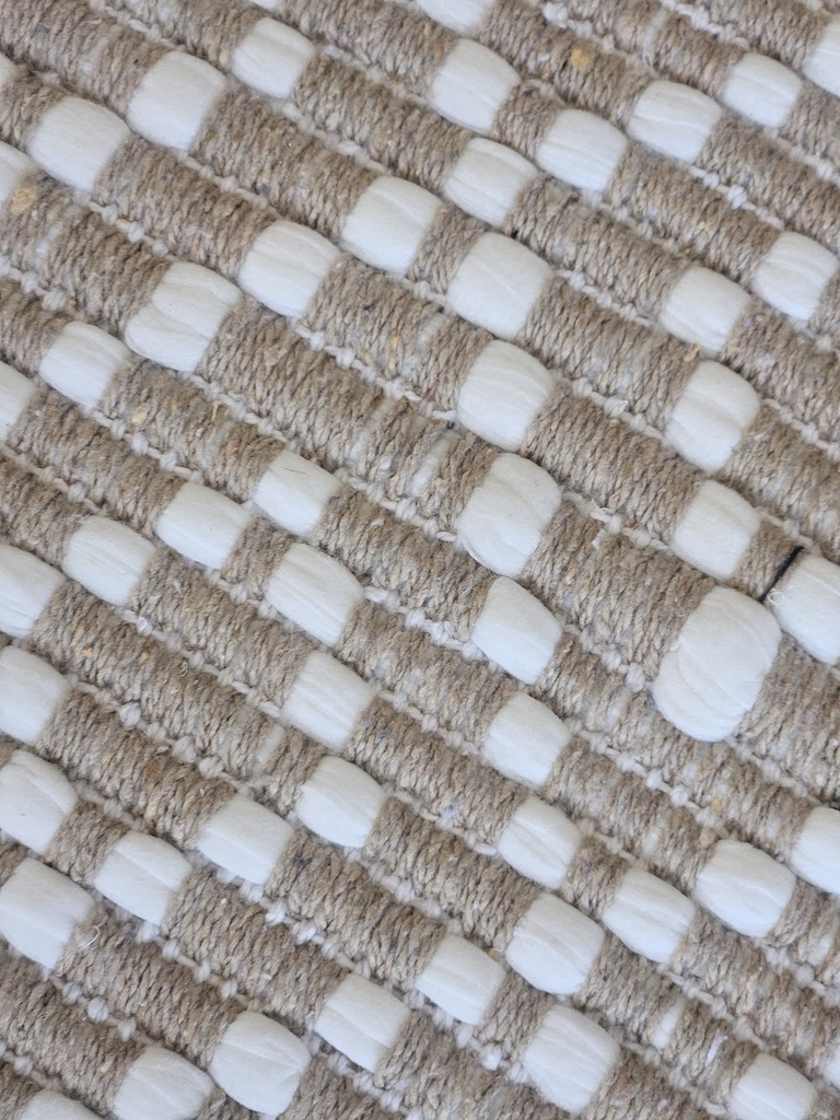 [AAH030] Alfombra beige trama rombo blanco 50x80 cm - Chica - eCommerce 4