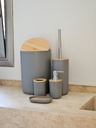 SET X5 PIEZAS DE BAÑO GRIS