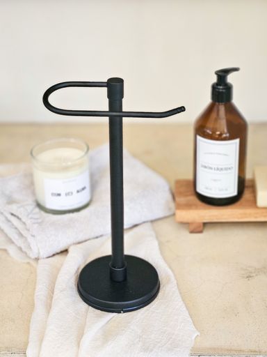 [AAD139.1] TOALLERO MESADA ALUMINIO NEGRO
