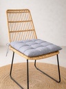 Almohadon Silla Rayado Gris