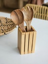 CUBIERTERO CUADRADO TABLAS DE BAMBOO
