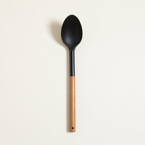 [AAC637.0] CUCHARA DE NYLON NEGRO MATE