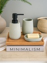 DISPENSER GRANITO LISO GRIS 17CM